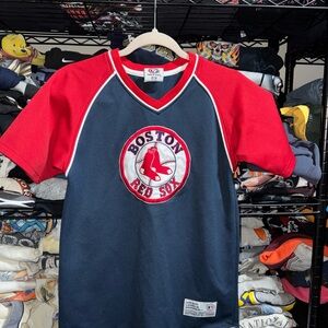 Vintage True Fan Women’s Boston Red Sox Pullover Jersey Size Medium